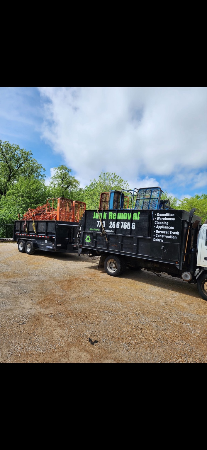 Scaffolding and scrap recovery haul