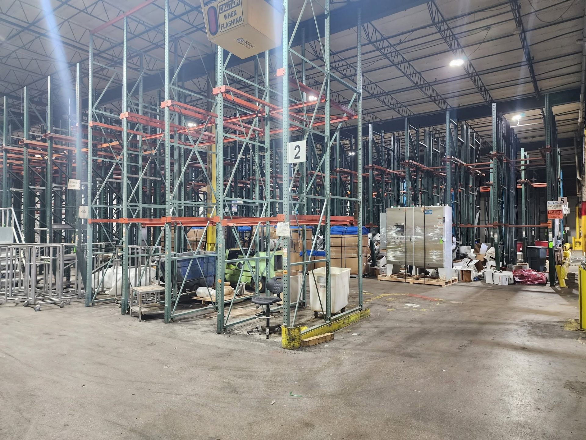 Pallet racking and equipment removal